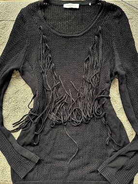 Sandro Black Swim cover up